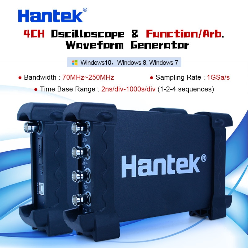 Hantek6104BD Hantek 6074BD 6204BD 6254BD 4CH USB PC..